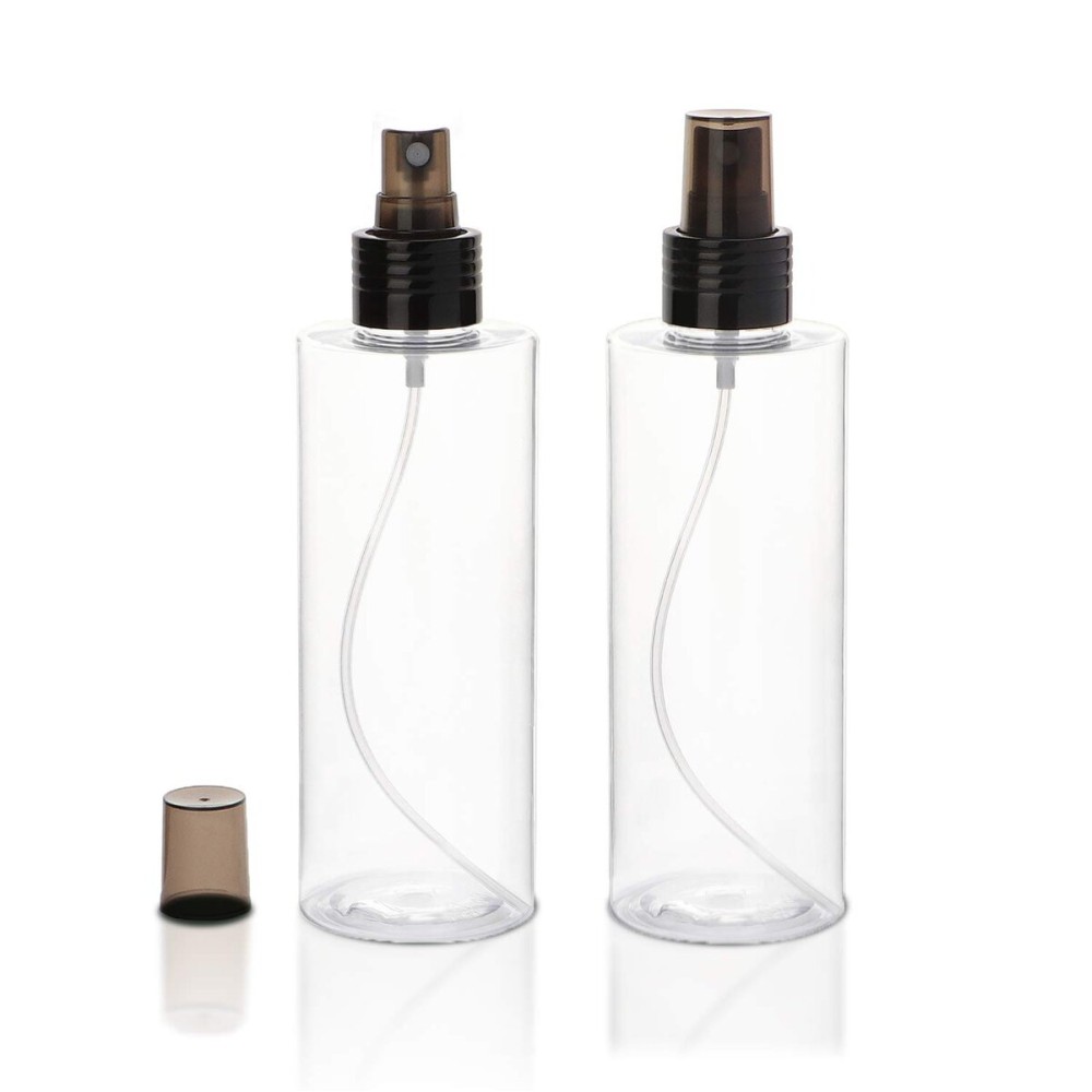 Yebeauty Empty Spray Bottles for Essential Oils, 8oz Refillable Clear Plastic Misting Spray Bottles Atomizer Fine Mister Spray Bottle for Beauty Products, Cleaning, Pack of 2 Yebeauty Empty Spray Bottles for Essential Oils, 8oz Refillable Clear Plastic Misting Spray Bottles Atomizer Fine Mister Spray Bottle for Beauty Products, Cleaning, Pack of 2