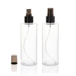 Yebeauty Empty Spray Bottles for Essential Oils, 8oz Refillable Clear Plastic Misting Spray Bottles Atomizer Fine Mister Spray Bottle for Beauty Products, Cleaning, Pack of 2