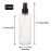 Yebeauty Empty Spray Bottles for Essential Oils, 8oz Refillable Clear Plastic Misting Spray Bottles Atomizer Fine Mister Spray Bottle for Beauty Products, Cleaning, Pack of 2