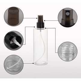 Yebeauty Empty Spray Bottles for Essential Oils, 8oz Refillable Clear Plastic Misting Spray Bottles Atomizer Fine Mister Spray Bottle for Beauty Products, Cleaning, Pack of 2 Yebeauty Empty Spray Bottles for Essential Oils, 8oz Refillable Clear Plastic Misting Spray Bottles Atomizer Fine Mister Spray Bottle for Beauty Products, Cleaning, Pack of 2