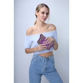 Deanfun Cosmetic Bag for Women, Mandala Flowers Waterproof Makeup Bags Roomy Toiletry Pouch Travel Accessories Gifts (51466)