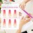 Emoly Upgraded 12 Packs Nail File and Nail Buffer Block Nail Buffering Files Washable Emery Boards Professional Manicure Tools