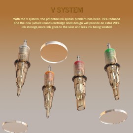 EZ Tattoo Cartridge Needles - 20Pcs 10 (3RL) Bugpin Round Liner Disposable Tattoo Needles Cartridges for Rotary Tattoo Machine Pen Gun - V SELECT EZ Tattoo Cartridge Needles - 20Pcs 10 (3RL) Bugpin Round Liner Disposable Tattoo Needles Cartridges for Rotary Tattoo Machine Pen Gun - V SELECT