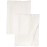 HonestBaby unisex baby 2-Pack Organic Cotton Swaddle Blankets Bandana, Bright White, One Size US