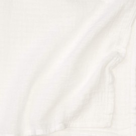 HonestBaby unisex baby 2-Pack Organic Cotton Swaddle Blankets Bandana, Bright White, One Size US