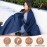 Tirrinia Waterproof Outdoor Blanket with Sherpa Lining, Windproof Triple Layers Warm Comfy Foldable for Camping Stadium, Sports, Picnic, Grass, Concert, Pet, Travel, Emergency Car Blanket 51\'\'X 59\'\'