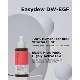EASYDEW DW-EGF Peptide Double Synergy Ampoule - Intensive Moisturizing Face Serum with Hyaluronic Acid, Ceramide, Bakuchiol - Firming, Moisture Glow Skin for Rough Skin, 1.69 fl.oz. EASYDEW DW-EGF Peptide Double Synergy Ampoule - Intensive Moisturizing Face Serum with Hyaluronic Acid, Ceramide, Bakuchiol - Firming, Moisture Glow Skin for Rough Skin, 1.69 fl.oz.
