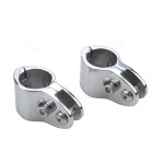 Thorn Boat Bimini Top 7/8 Hinged Jaw Slide Rail Mount 316 Stainless Steel Marine Hardware Pair 