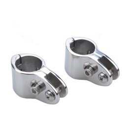 Thorn Boat Bimini Top 7/8 Hinged Jaw Slide Rail Mount 316 Stainless Steel Marine Hardware Pair 