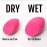 BaeBlu Latex-Free & Vegan Hypoallergenic Beauty Sponge For Powder, Cream or Liquid Application, One Piece Makeup Blender
