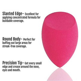 BaeBlu Latex-Free & Vegan Hypoallergenic Beauty Sponge For Powder, Cream or Liquid Application, One Piece Makeup Blender BaeBlu Latex-Free & Vegan Hypoallergenic Beauty Sponge For Powder, Cream or Liquid Application, One Piece Makeup Blender