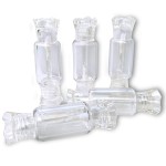 6 Pcs Clear Candy Shape Lip Gloss Tubes Empty Refillable Lip Balm Bottles Containers with Lip Brush for DIY Lipstick Samples