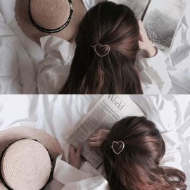 10 Pcs Hollow Smooth Love Heart Hair Pins Clip - Fashion Cute All-Match Hairpin Side Clamp Liu Hai Horse Tail Clip for Women Lady 10 Pcs Hollow Smooth Love Heart Hair Pins Clip - Fashion Cute All-Match Hairpin Side Clamp Liu Hai Horse Tail Clip for Women Lady