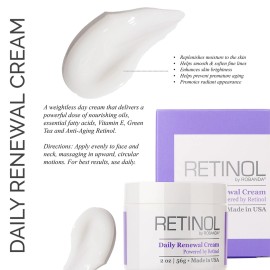 Robanda Retinol Daily Renewal Cream Weightless All Day Anti Wrinkle Cream With Retinol For Face and Neck Robanda Retinol Daily Renewal Cream Weightless All Day Anti Wrinkle Cream With Retinol For Face and Neck