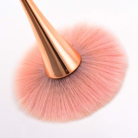 Super Large Mineral Powder Brush, Bronzer Kabuki Makeup Brush, Soft Fluffy Foundation Brush, Professional Powder Brush and Blush Brush for Daily Makeup (Grade color)