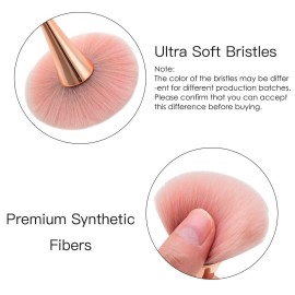 Super Large Mineral Powder Brush, Bronzer Kabuki Makeup Brush, Soft Fluffy Foundation Brush, Professional Powder Brush and Blush Brush for Daily Makeup (Grade color)