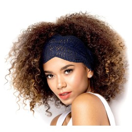 ShariRose Navy Blue Lace Headband for Women - Stretch Lace Vintage Floral Makeup Headband - Handmade Quality Hairband ShariRose Navy Blue Lace Headband for Women - Stretch Lace Vintage Floral Makeup Headband - Handmade Quality Hairband