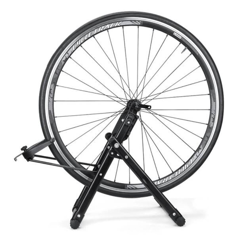 Cross Land Wheel Holder Bicycle Wheel Maintenance Wheel Truing Stand, Bike/Bicycle Tire Truing Stand, Foldable Home Mechanic Truing Stand Suitable for 16 - 29 700C Wheels, Professional Bicycle Rim.