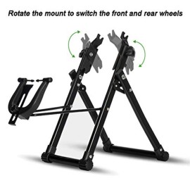 Cross Land Wheel Holder Bicycle Wheel Maintenance Wheel Truing Stand, Bike/Bicycle Tire Truing Stand, Foldable Home Mechanic Truing Stand Suitable for 16 - 29 700C Wheels, Professional Bicycle Rim.
