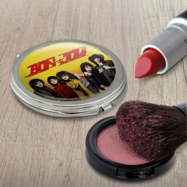 GRAPHICS & MORE Bon Jovi Band and Logo Compact Travel Purse Handbag Makeup Mirror