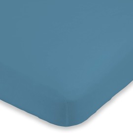 NoJo Batman - Blue Yellow & Grey 4Piece Toddler Bed Set - Comforter, Flat Top Sheet, Fitted Bottom Sheet, Reversible Pillowcase, Blue, Yellow, Black