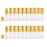 Atomizer Glass bottle Spray Bottle, 3ml Refillable Fragrance Perfume Mini Fine Mist Travel Small Empty Bottle Fragrance Clear Bottle With Aluminum Nozzle,20pcs (Gold)