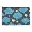 Nighttime Sky with Clouds and Stars Pattern Makeup Cosmetic Bag Organizer Pouch
