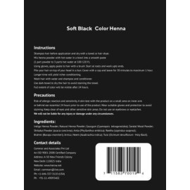 Natural Glory Soft Black Color Henna (100 Gms) Natural Glory Soft Black Color Henna (100 Gms)