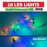 Zabolight Beard Lights, 18pcs LED Colorful Christmas Clip On Facial Hair Lights for Men in The Holiday Spirit, Great Gift (Multi-Color Beard Light)