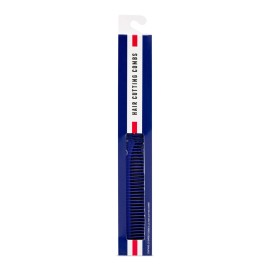 JOHNNY B. Professional 4 Pack Carbon Cutting & Styling Combs for Barbers, At-Home Use, Blue