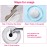 Outus 1 Inch Disposable Eyelash Glue Stickers Waterproof Glue Aluminum Foil Stickers Eyelash Holder Pallet Sticker for Makeup Tool Supplie(32 Sheets, 960 Pieces)