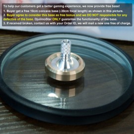 DjuiinoStar High Performance Spinning Top, Spins Forever (10 Minutes is Just A Piece of Cake for Skilled Adults), High End EDC Desktop Toy DST-803