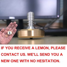 DjuiinoStar High Performance Spinning Top, Spins Forever (10 Minutes is Just A Piece of Cake for Skilled Adults), High End EDC Desktop Toy DST-803