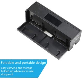 Hanatora 4 in 1 Foldable Battery Charging Hub for DJI Mavic 2 Pro/Zoom/Enterprise Drone,Multiple Charger Accessories with Charge Indicator LCD Display