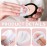AUEAR, 10 Pack Powder Puffs Washable Pure Cotton Round Makeup Pads 2.36 Inch Cosmetic Face with Ribbon for Loose Foundation (White)