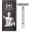 Roman Empire Shaving Double Edge Safety Razor ROMAN EMPIRE SHAVING Augustus with 20 Blades Sampler (Astra-Derby-Shark-Treet)