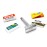 Roman Empire Shaving Double Edge Safety Razor ROMAN EMPIRE SHAVING Augustus with 20 Blades Sampler (Astra-Derby-Shark-Treet)