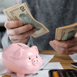 PIG WORLD 7 Piggy Bank for Adults,Money Bank,Ceramics Alcancias De Dinero para Adultos Nios,Girls Piggy Bank for Boys,Coin Bank,Modern Home Decor Living Room