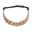 Chunky Braided Headband - Plaited Wide Hair Band, Elastic Stretch Synthetic Hairpiece For Girls And Women (Medium-five strands braided, 26/88)