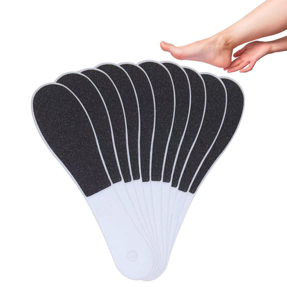 Agirlvct 10 Pack Foot File,Foot Callus Remover Professional Sandpaper Pedicure Tools, Double Side Foot Scrubber, Sander for Dead Skin Foot Rasp Pedicure for Women Mother Manicure Beauty Shop Spa Agirlvct 10 Pack Foot File,Foot Callus Remover Professional Sandpaper Pedicure Tools, Double Side Foot Scrubber, Sander for Dead Skin Foot Rasp Pedicure for Women Mother Manicure Beauty Shop Spa