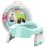 Kalencom Potette Plus 2-in-1 Travel Potty and Trainer Seat - Dual-Purpose Potty Training Toilet Seat - Portable Potty for Toddler Travel - with Durable, Lock-in Legs and Splash Guard - Pastel Mint