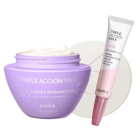 Esika Triple Accion Max Bundle, Multibenefits Face Cream 55+ and Triple Accion Max Eyes Cream
