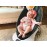 Infant Insert Compatible with 4Moms Mamaroo & Rockaroo - Car Seat Insert 2 Pack - Reversible Infant Car Seat Insert - Soft Plush Minky Car Seat Head Support Insert