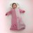 BLOOMSTAR Baby Sleep Sack Long Sleeves (18-36 Months) Cotton Velvet Wearable Blanket with Arms Toddler, 4 Seasons, 3t,Tog 2.0 Warm Soft, Girl Pink Color, 2 way zip S 18-24M
