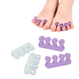SUNFATT Toe Separators for Pedicure,Toe Spacer,Toe Separators use for Separation of Toenails or Nails,Washable and Reusable Pedicure Supplies.