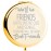 Fnbgl Friendship Personalized Travel Pocket Makeup Mirror Senile Gold Friend BFF Gifts for Women Girls Birthday