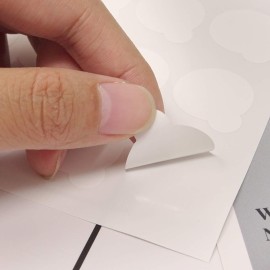 Honbay 20 Sheets 400 Pieces 2.5cm/1inch Disposable Eyelash Extension Glue Pallet Sticker Pad