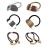 6PCS High Ponytail Holder Metal Leaf Hair Band Rope Wrap Alloy Punk Hair Cuff Elastic Hair Clips Metal Hair Ties Metallic Headwear Holder Fashion Hair Accessories For Ladies Toddler Thick Hair