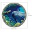 Amaonm 12x12 Creative Removable Glow in The Dark Ocean View Wall Decals 3D Under The Sea Fish Wall Sticker Murals Peel Stick Home Art Decor for Kids Room Bedroom Bathroom Nursery Fridge (Dolphin)