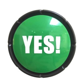 Joffreg NO Sound Button,Yes Sound Button,Pack of 2